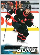 COLE REINHARDT RC YOUNG GUNS 2022-23 UPPER DECK 22-23 #458             99713