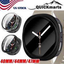 For Samsung Galaxy Watch 9 8 Ultra 40/44/47mm Hard Case Cover Screen Protector