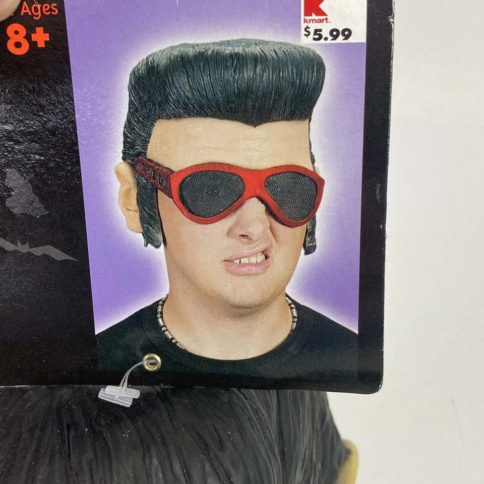 Vtg Elvis Presley Rubber Mask With Sideburns/red Glasses 2002 Paper Magic Group - Image 2 of 4