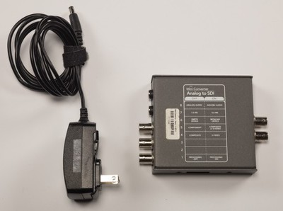 Blackmagic Design Mini Converter Analog to SDI with Power Supply Blackmagic Design Mini Converter Analog to SDI with Power Supply