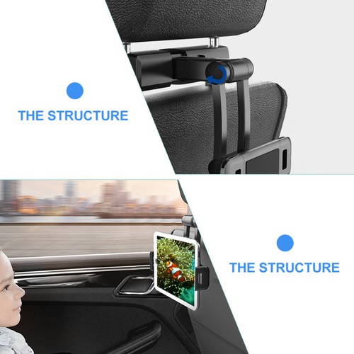 Car Mobile Phone Tablet Stand Holder for Headrest Headreast Cellphone - 第 3/11 張圖片