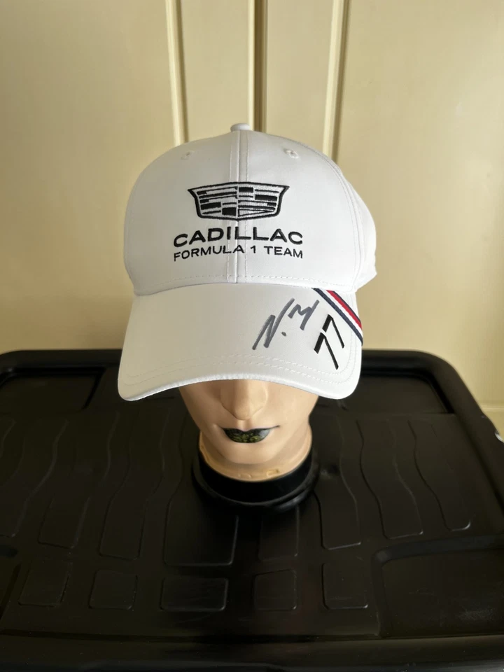 CADILLAC F1 TEAM * HAND SIGNED * VALTTERI BOTTAS PEAKED CAP ADULTS HILFIGER 2026 - Image 2 of 4