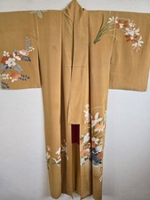 1930s,Antique Japanese  Silk KIMONO Robe .128