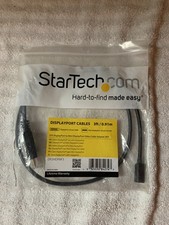 StarTech MDP2DPMM3 3 ft Mini DisplayPort to DisplayPort 1.2 Adapter Cable M/M