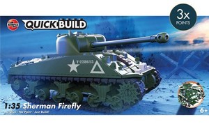 Fixe à air J6042 Tank Sherman pour lucarnes QUICKBUILD Kit modèle en plastique Hobby collectible