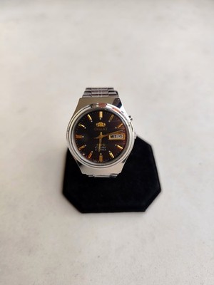 Orient Crystal 21 Jewels Automatik   braunes Zifferblatt