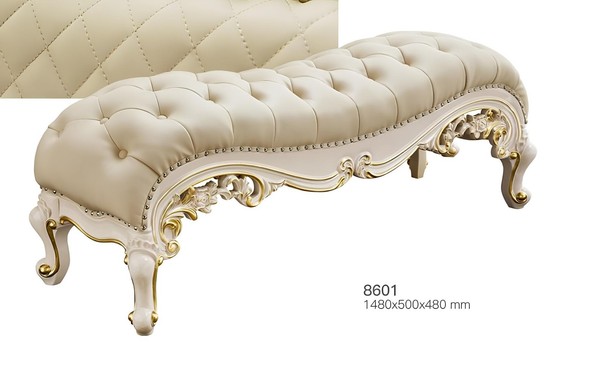 Sitz Polster Bank Polster Sitz Hocker Bank Leder Echtholz Designer Chesterfield-image