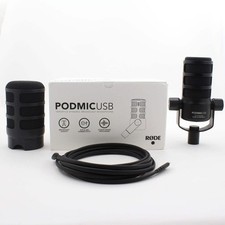  OPEN BOX FAIR  RODE PodMic USB and XLR Dynamic Broadcast Microphone