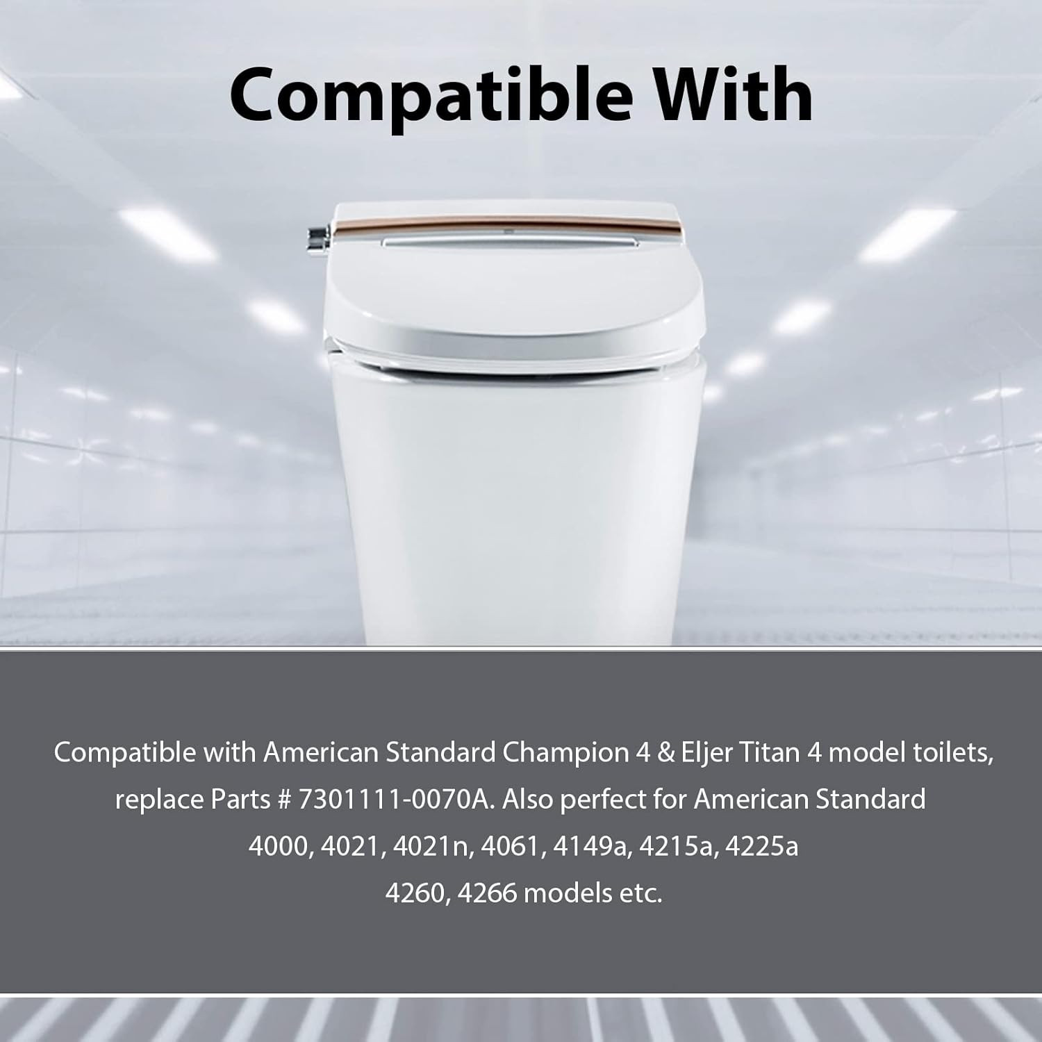 Flush Valve Seal for American Standard and Eljer Toilet, 3 Pack Toilet Parts for