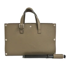 Hermes Sac Velo Etoupe Silver Hd Taurillon Clemence Tote Bag Handbag with Pump 8