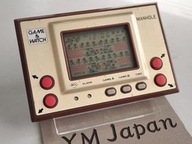 Nintendo MH-06 Manhole LSI Game and Watch Used Japan Vintage Retro