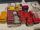 Vtg Diecast Trucks Hot Wheels, Universal, Yatming, Matchbox, Unbranded, Lot of 8