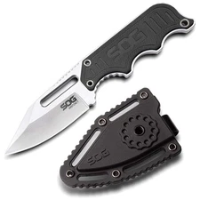 Lightweight 2.3 oz Instinct Boot Knife - Full Tang Blade with Adjustable Sheath