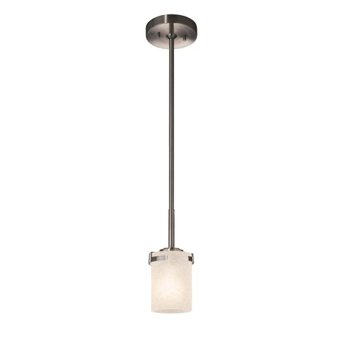 Justice Design Group FSN-8455-10-FRCR-LED1-700 Atlas 1 Light - Nickel