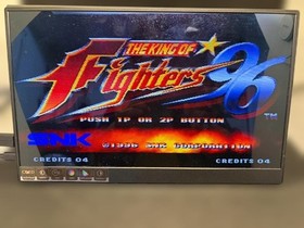 SNK Neo Geo ROM Cartridge The King of Fighters '96 With Box & Manual Tested Used