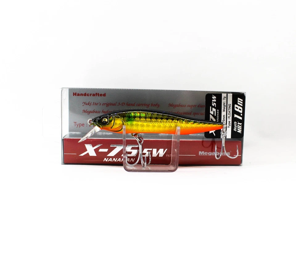 Megabass X-Nanahan SW 75 mm 1/4 oz Schwimmend K�der GG Kinbora (3517)