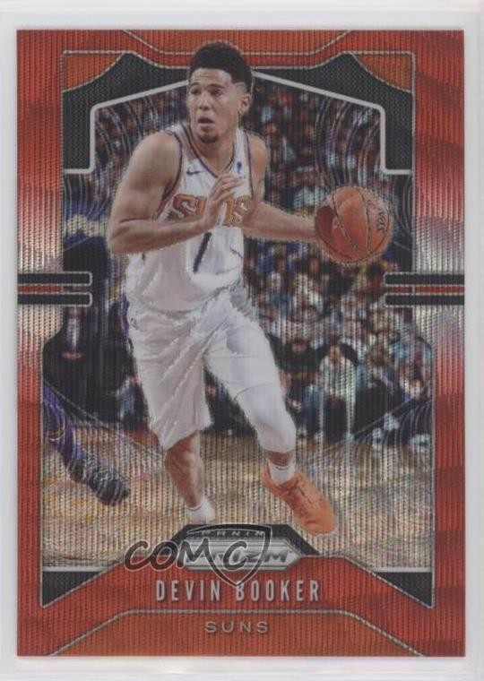 2019-20 Panini Prizm Ruby Wave Prizm Devin Booker #67 0s9x