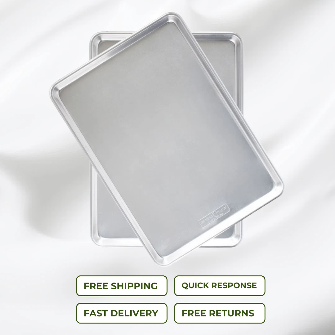 Nordic Ware Naturals 2-Pack Aluminum XL Baking Sheets