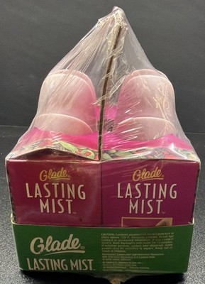 NEW ~ 2 PACK ~ Glade Lasting Mist Spray Air Freshener ~ Country Garden