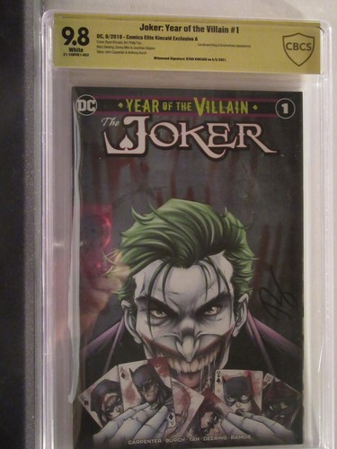 Joker Year of the Villain 1 CBCS 9.8 SS signed by Ryan Kincaid Variant