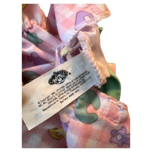 Cabbage Patch Kids Pink Pastel Preemie Toddler Romper Alphabet Blocks Stars 1990 - Imagen 5 de 5