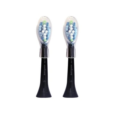 2x Philips DiamondClean AdaptiveClean Replacement Brush Heads | Black | w/o Box