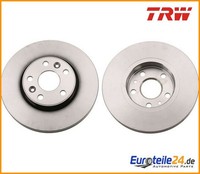 2 St. Bremsscheibe Trw DF6448 FüR Renault Megane Ii