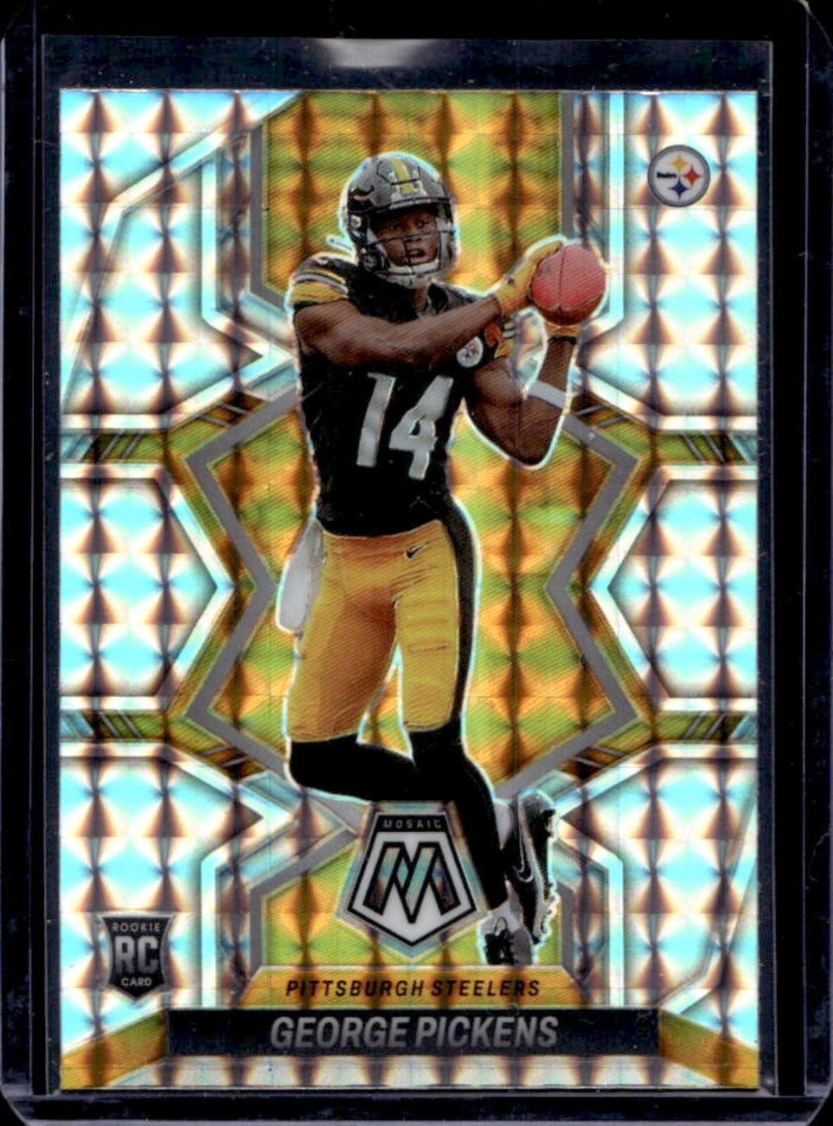 2022 Mosaic George Pickens RC Rookie #318 Steelers