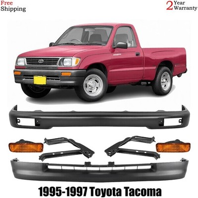 Front Bumper Paintable Steel & Lower Valance Kit For 1995-1997 Toyota Tacoma