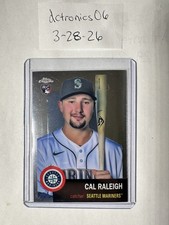 2022 Topps Chrome Platinum Anniversary-Cal Raleigh #237 Rookie Mariners