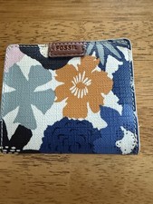 Fossil Emma RFID Women’s Bifold Small Floral Wallet Some Flaws READ