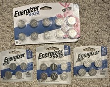 Energizer CR2032 Lithium Coin Batteries Lot   Multiple Packs New, Sealed 