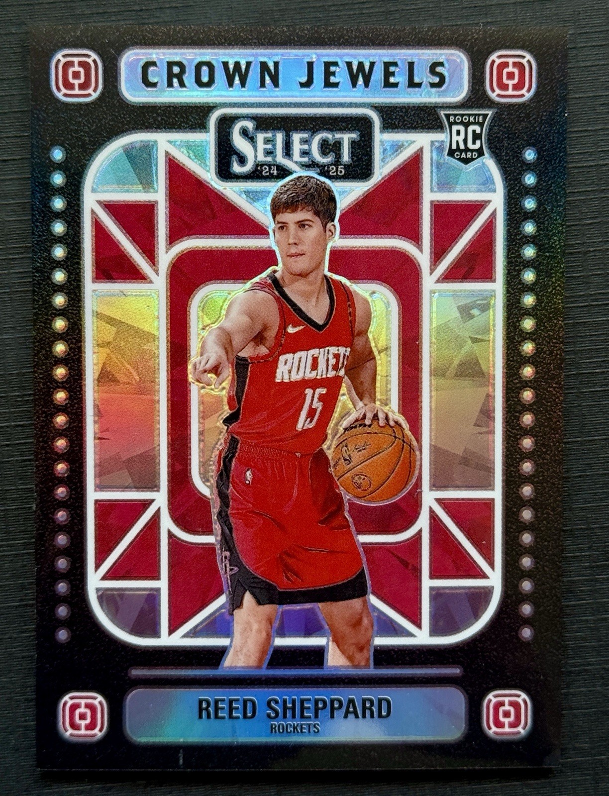 2024-25 Panini Select Crown Jewels Reed Sheppard #1 SSP CASE HIT