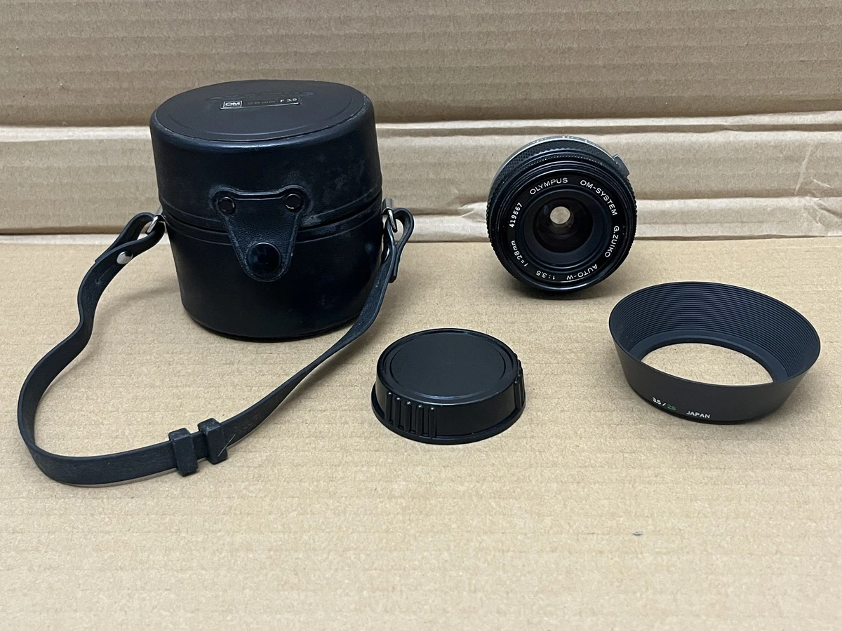 F/3.5 Camera Lenses Olympus Zuiko 28mm Focal for sale | eBay