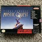 New ListingFinal Fantasy: Mystic Quest 1992 SNES CIB Game Box Manual Map and STRATEGY GUIDE