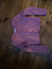 LoveShackFancy Cropped Cardigan Pink Size Small