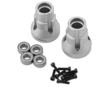 Treal Hobby Losi® LMT™ Aluminum Rear Axle Mounts (Silver) (2) (0°) [TLHTLMT-10]