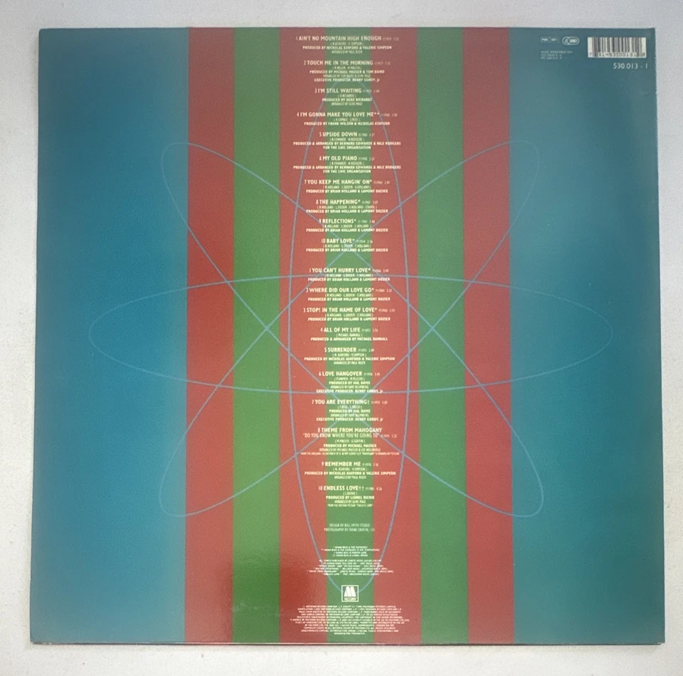 Diana Ross ~ Motown's Greatest Hits 1992 UK vinyl LP Lionel EX / EX - Image 3 of 4