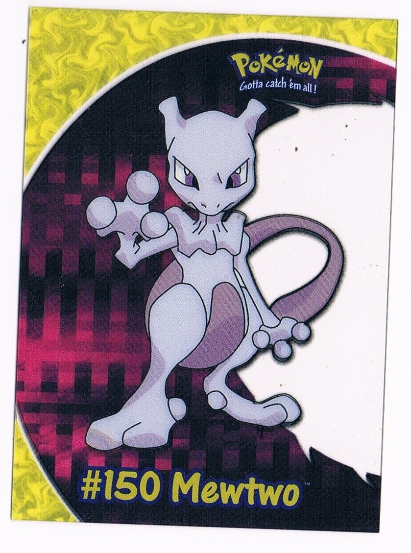 Mewtwo #150 PC5 2000 Topps TV Animation Clear Card  Blue Label - NM