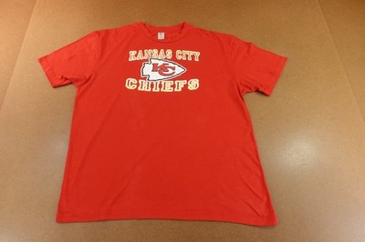 Kansas City Chiefs NFL Team Apparel Mens Size XL Red Short Sleeve Graphic Tee