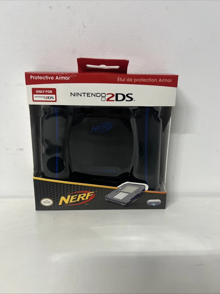 Pack de 2! Nuevo estuche Nerf Armor azul, rojo y negro mango de agarre - NINTENDO 2DS Foto 4 de 4