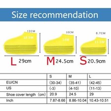 1pair - Waterproof Shoe Cover Recyclable Boot Cover Protector For Outdoor Rainy