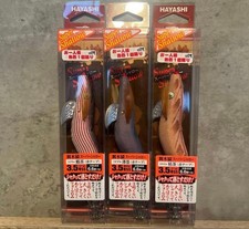 Egi-Maru Super Shallow No. 3.5 Red Tape Set of 3 Rare Color Fishing Lures