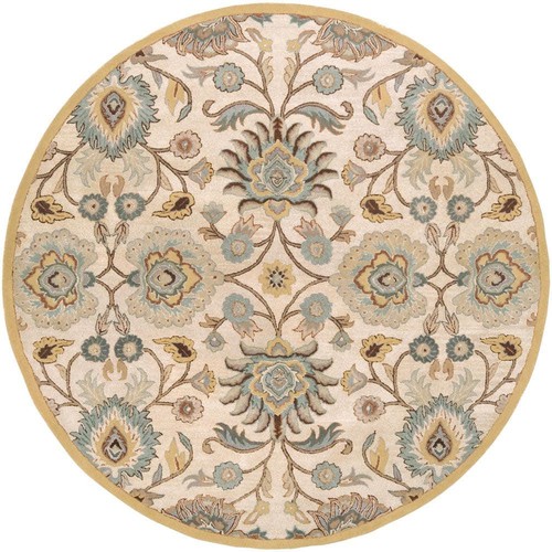 Livabliss Cambrai Taupe 8 ft. x 8 ft. Round Indoor Area Rug - Picture 1 of 8