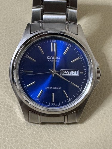 Casio Mtp-1228Dj Analog Quartz Men Working Product R6 9 21 Battery Replaced Vint - Picture 10 of 10