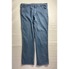 Dickies Mens Straight Leg Blue Denim Jeans DD220THK 38x32 Workwear Casual