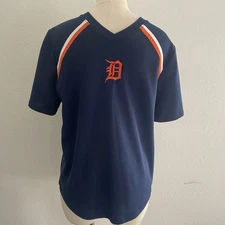 Vintage 2009 Detroit Tigers MLB Jersey Shirt VF Imagewear Men’s Medium Navy