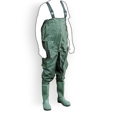 Wathose Anglerhose Angelhose Watstiefel Watthose PVC/Gummi Teichhose mit Stiefel