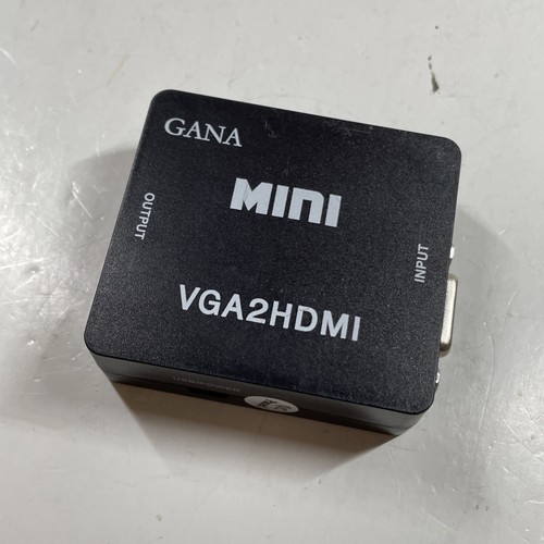 Gana Mini VGA2HDMI VGA with Audio to HDMI 1080P HDCP Converter Adapter