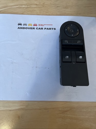 VAUXHALL ASTRA H MK5 FENSTERHEBERSCHALTER FAHRERSEITE 13228706 👨🏫